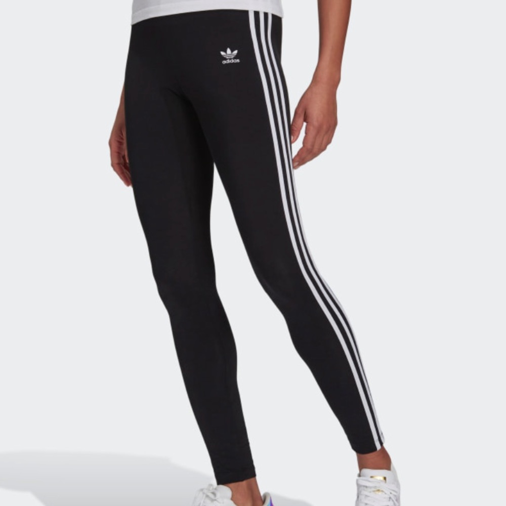 XS Adidas 3-stripe leggings
